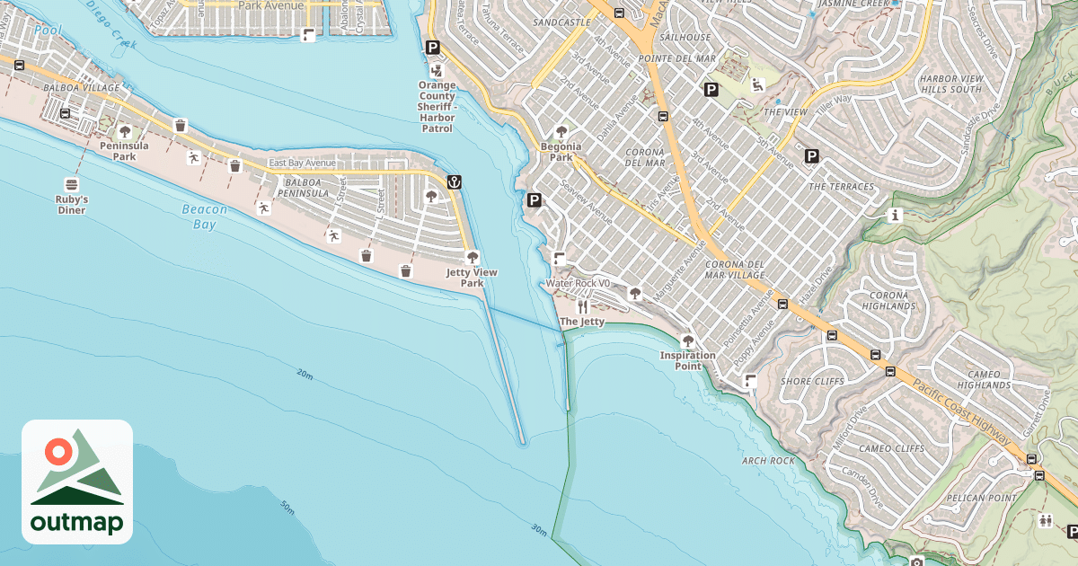 Map of Water Rock