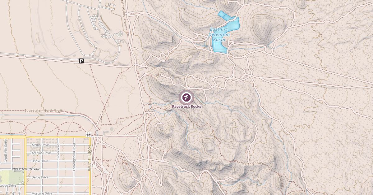 Map preview of Racetrack Rocks