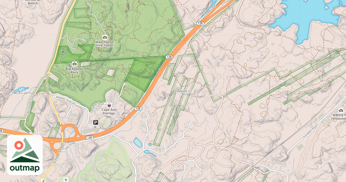 Map of Halfpipe