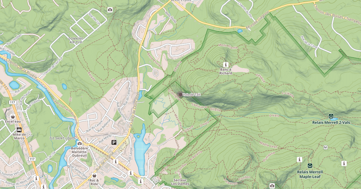 Map preview of Voie de Tait