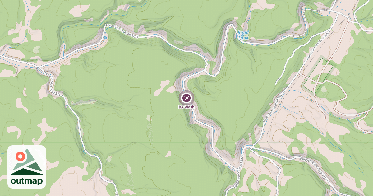 Map of BA Wash