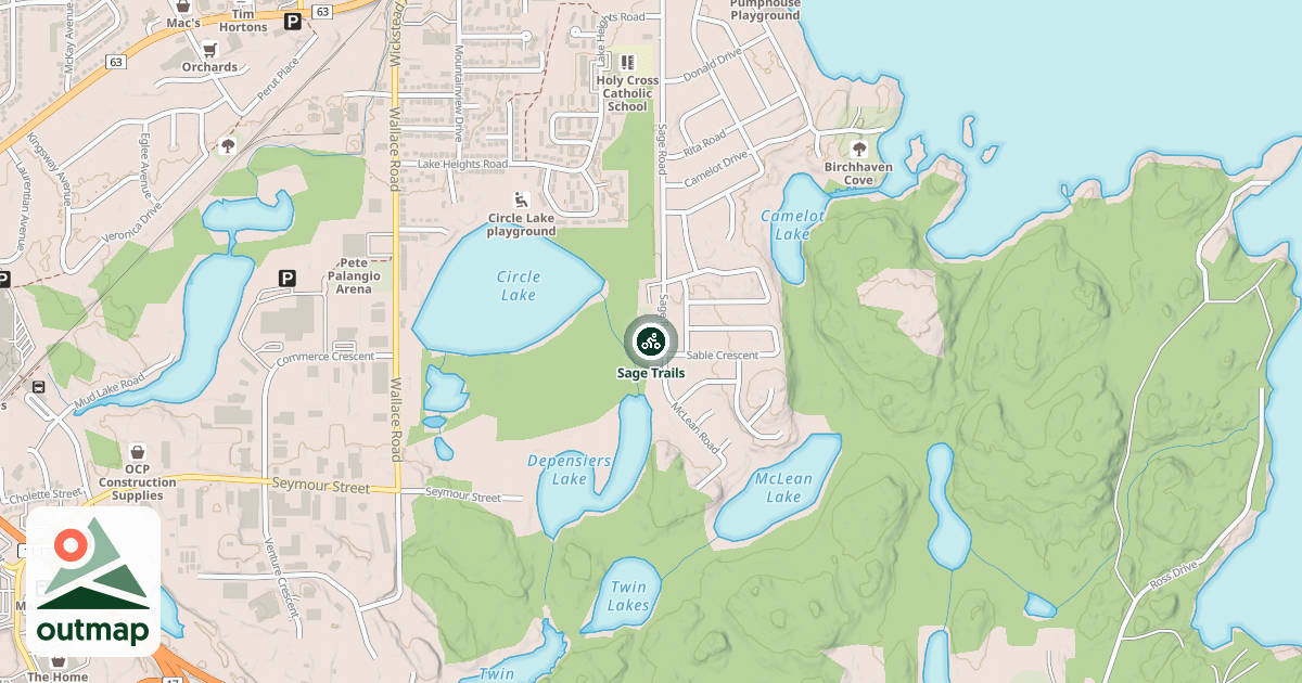 Map of Sage Trails