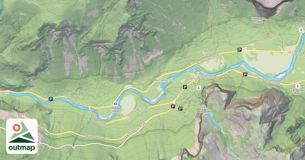 Map of Big Flapper