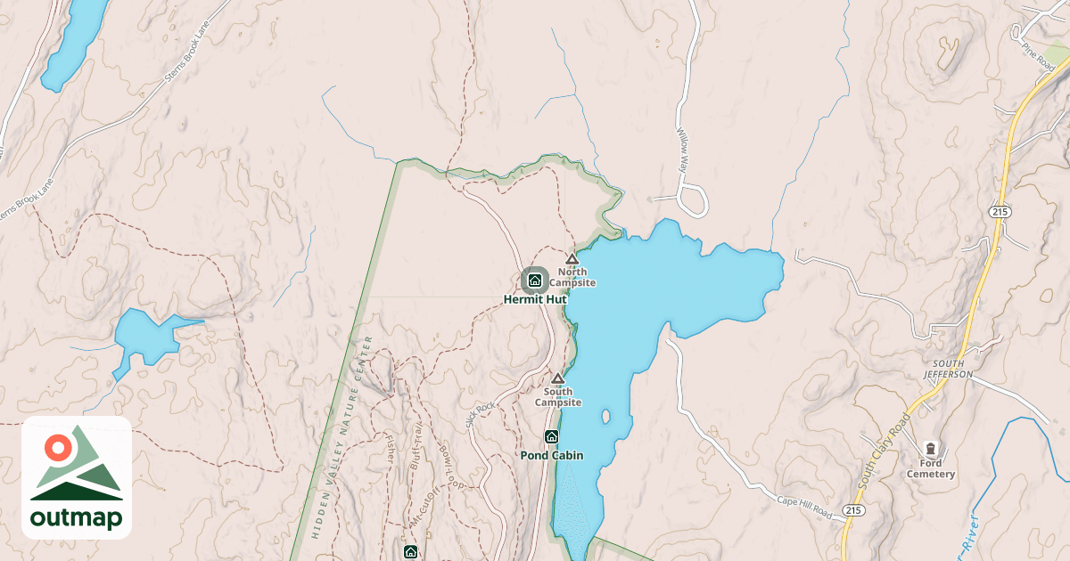 Map of Hermit Hut