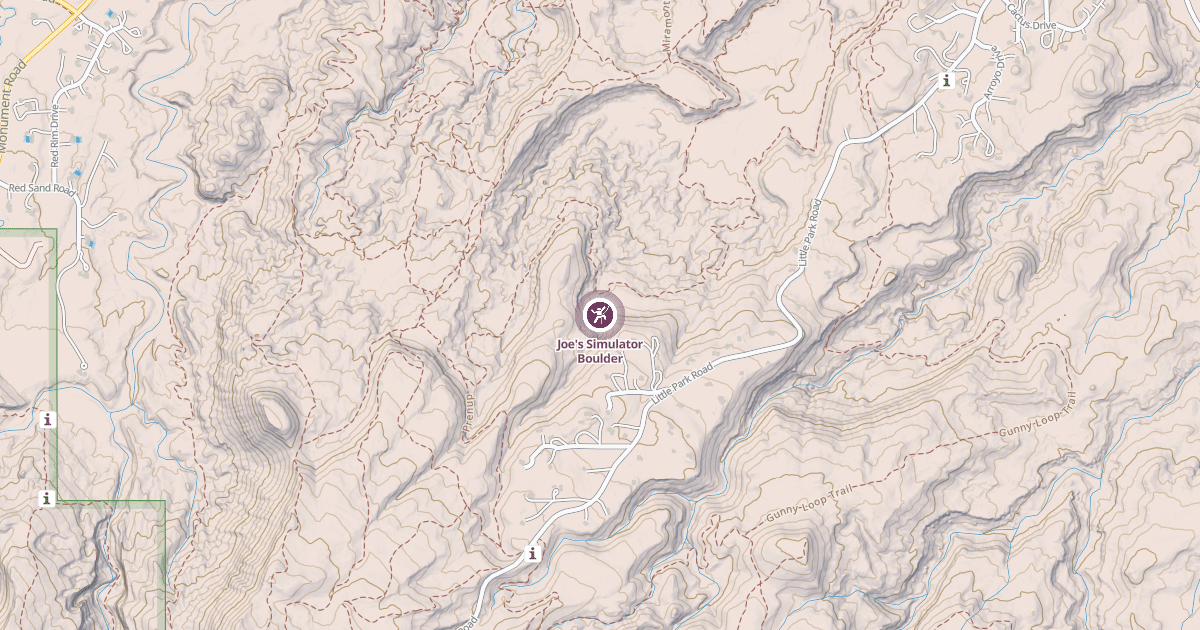 Map preview of Joe's Simulator Boulder