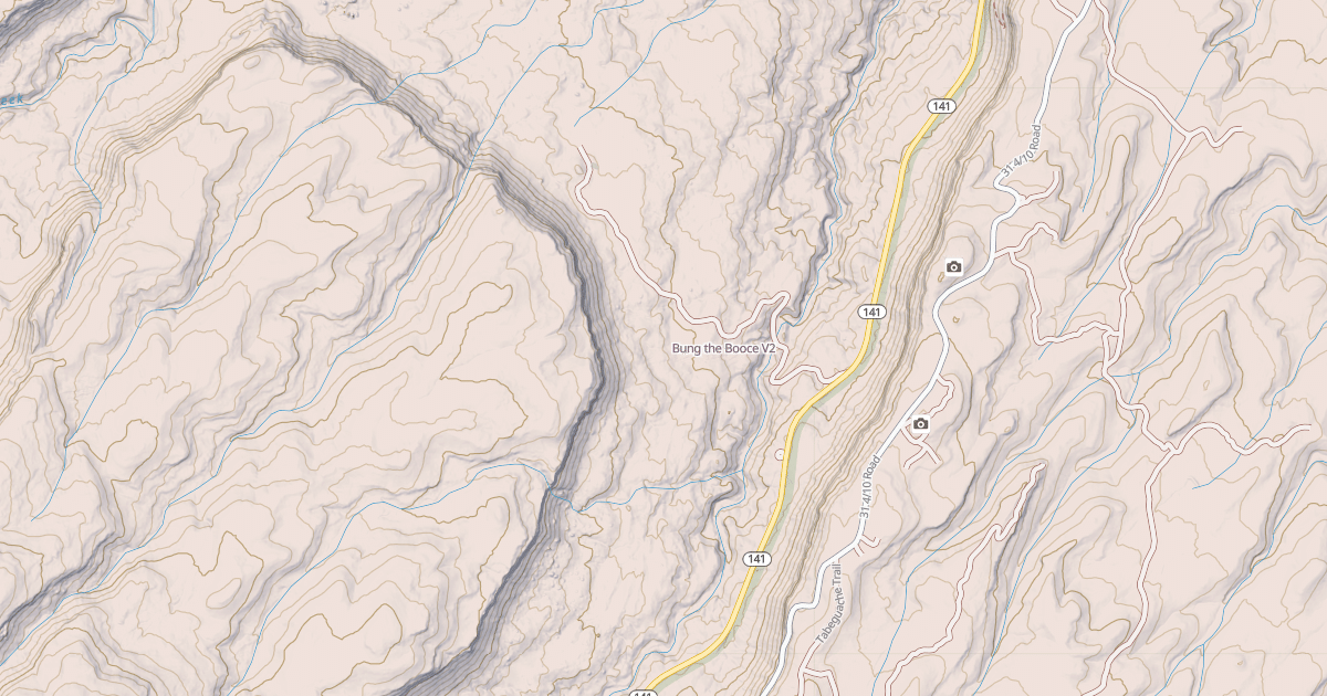 Map preview of Bung the Booce