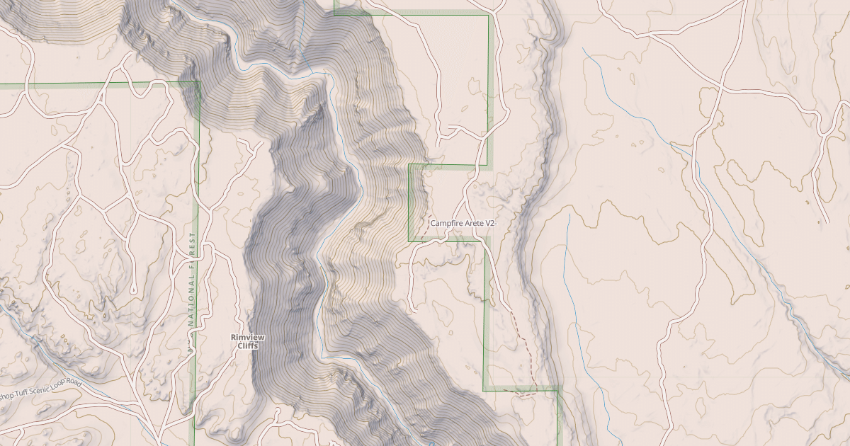 Map preview of Campfire Arete