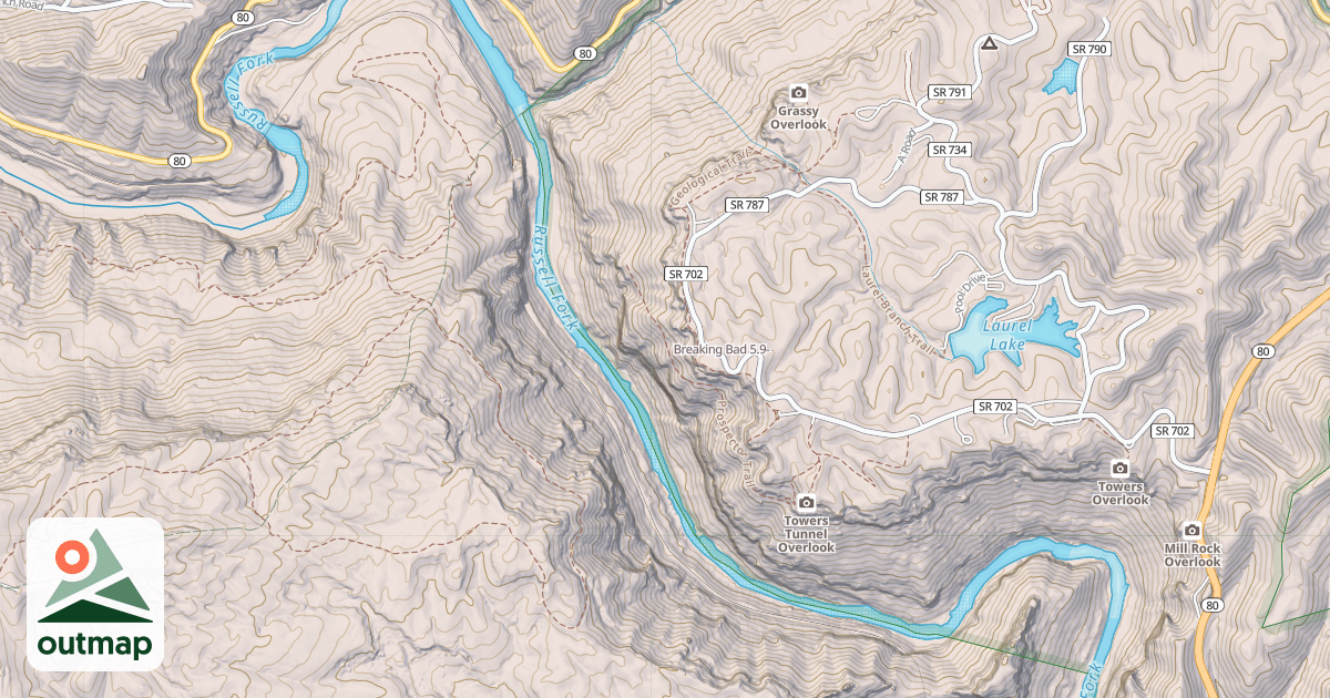 Map of Breaking Bad