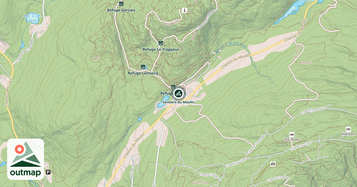 Map of Sentiers du Moulin