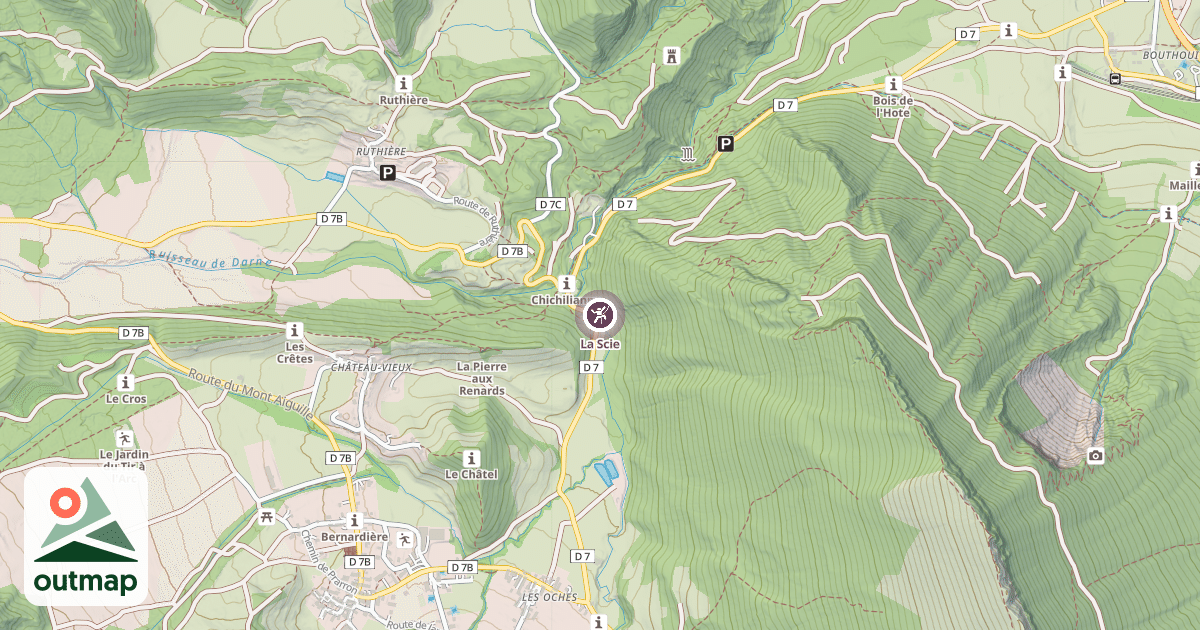 Map of La Scie