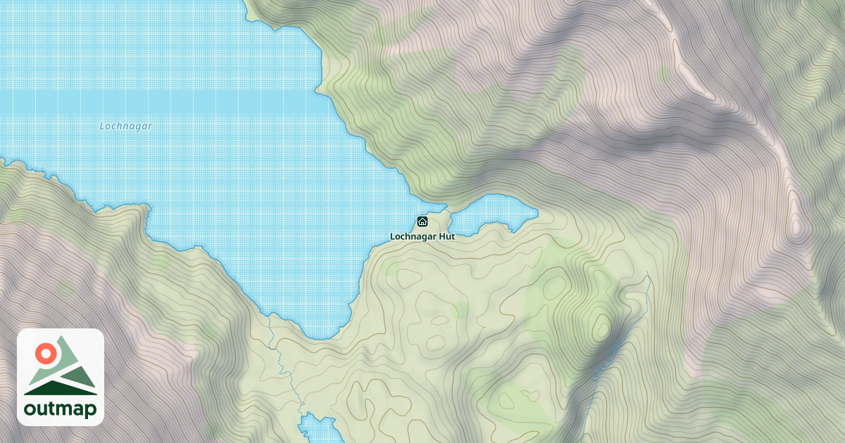 Map of Lochnagar Hut