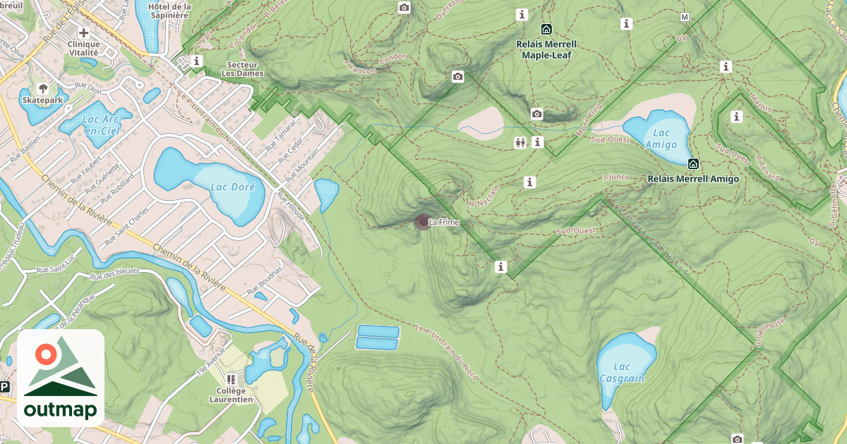Map of La Frime
