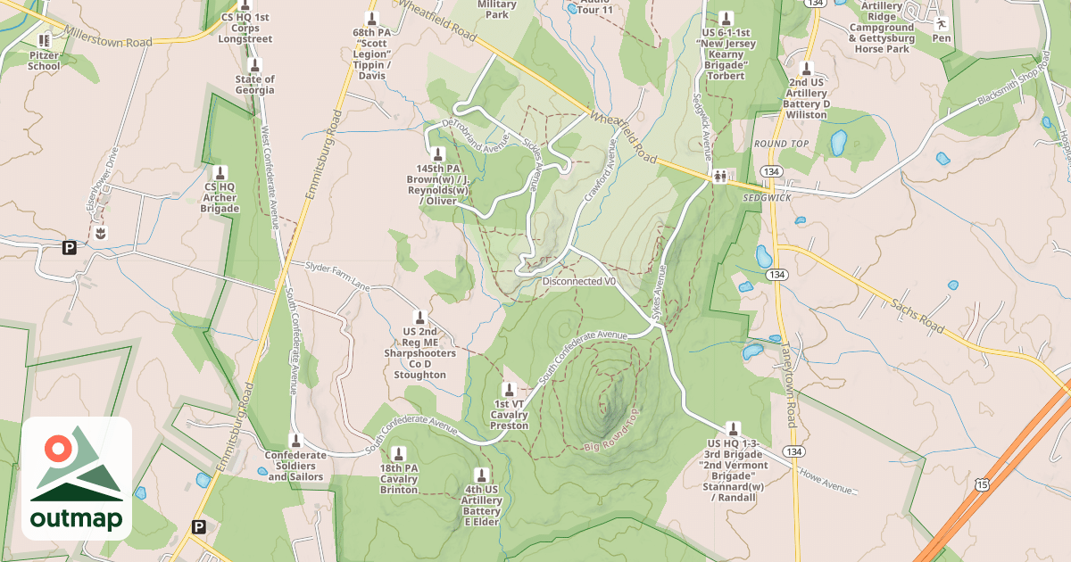 Map of Disconnected