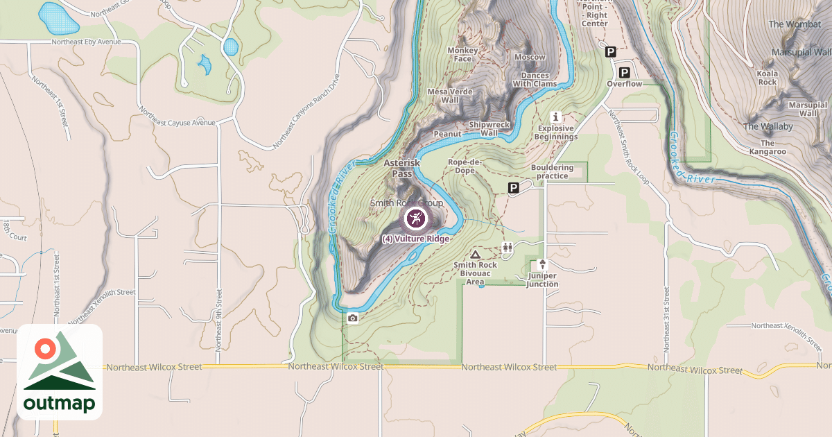 Map of (4) Vulture Ridge
