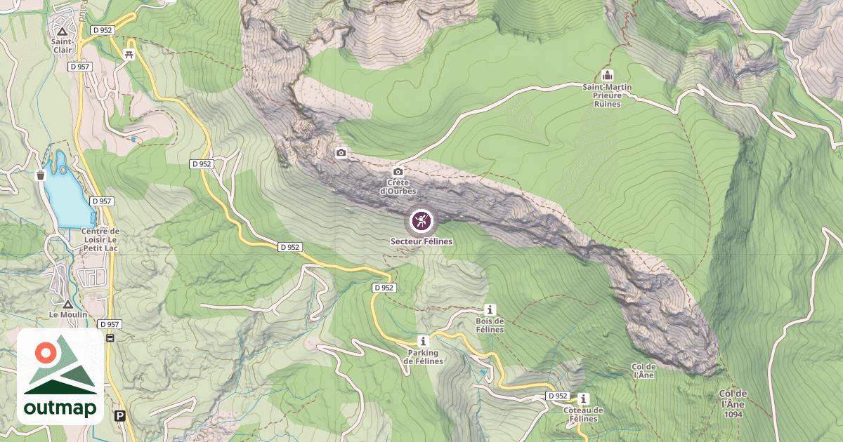 Map of Secteur Félines
