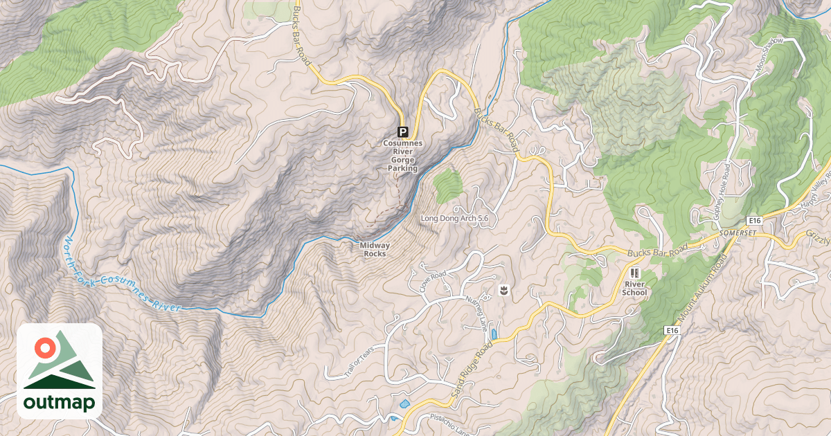 Map of Long Dong Arch