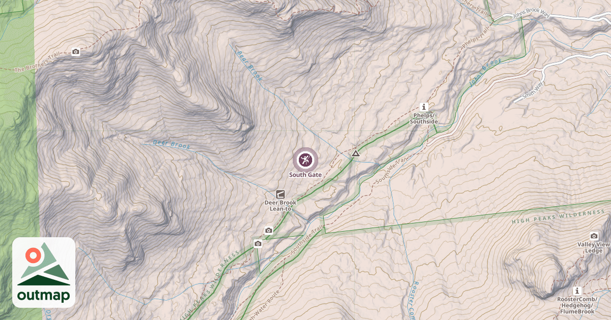 Map of South Gate