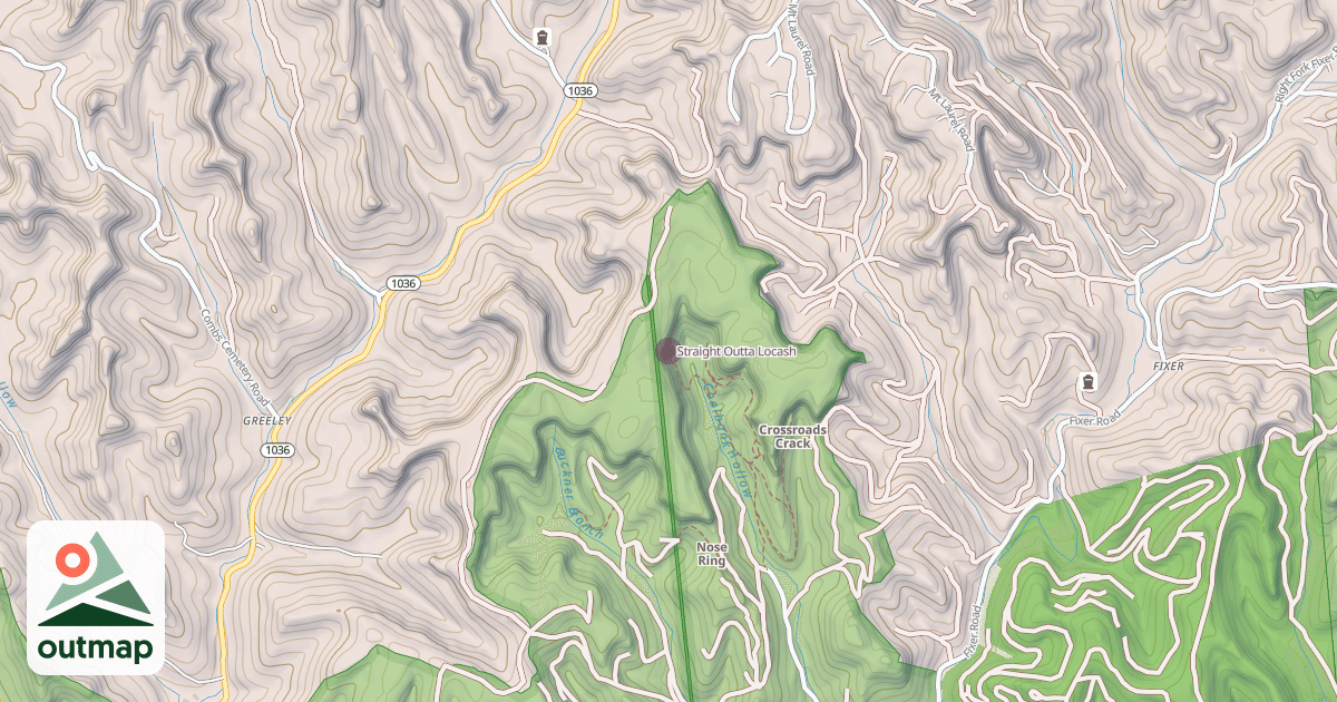 Map of Straight Outta Locash