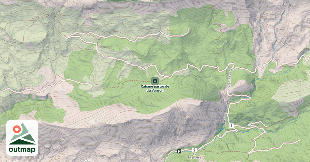 Map of Cabane pastorale du Vanson