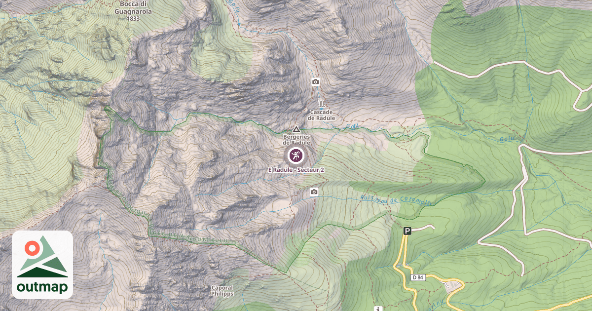 Map of E Radule - Secteur 2