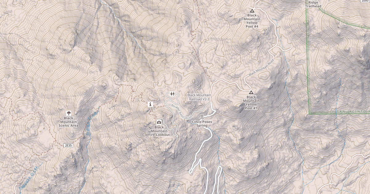 Map preview of Black Mountain Railroad