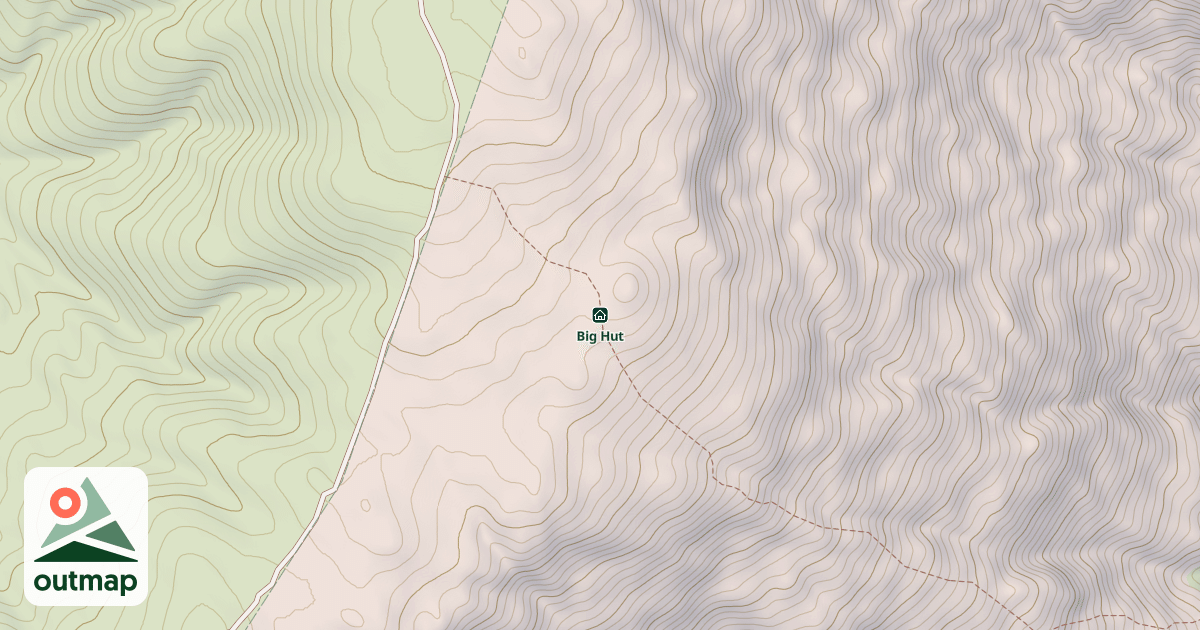 Map of Big Hut