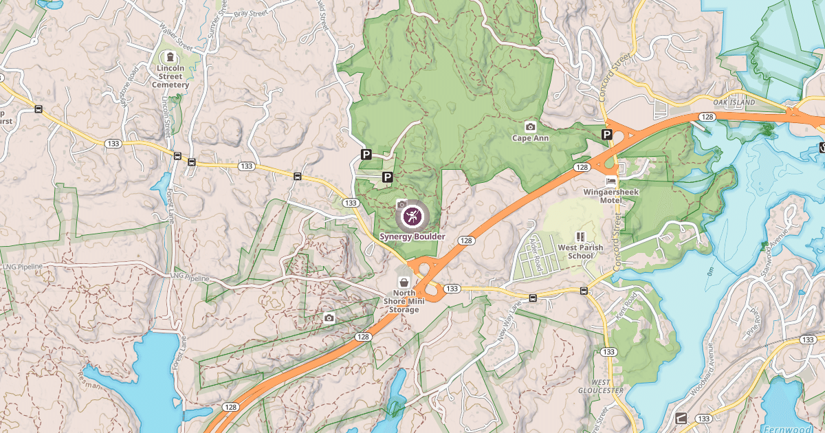 Map preview of Synergy Boulder