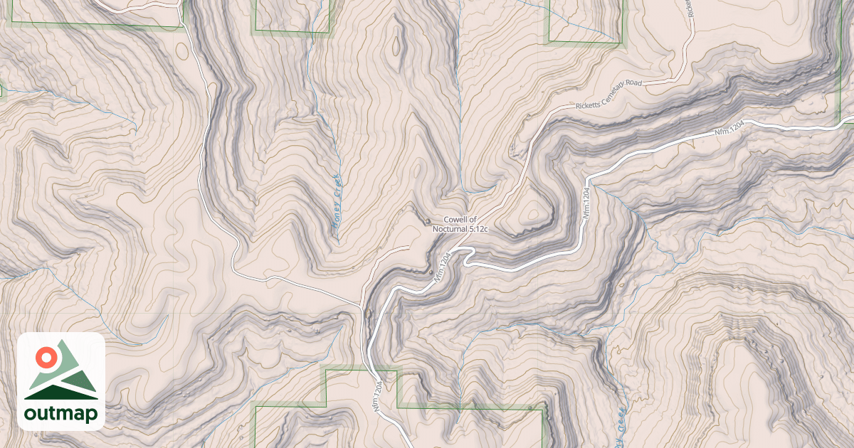 Map of Cowell of Nocturnal