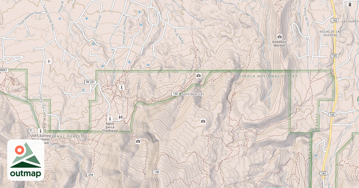 Map of Spirit Bear