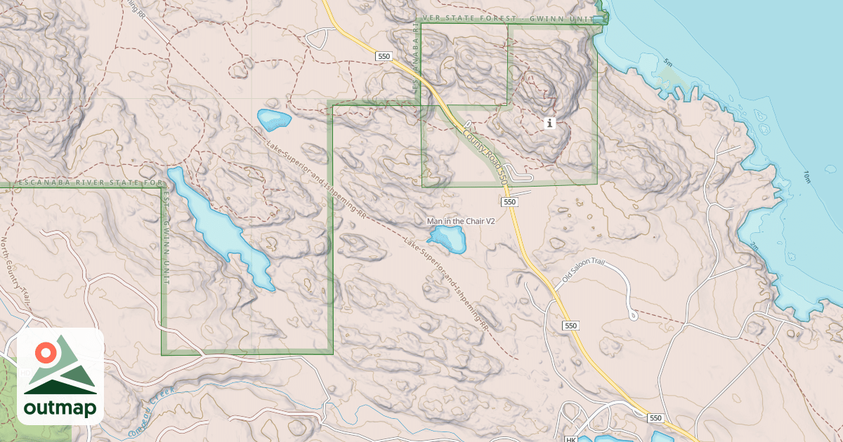 Map of Man in the Chair