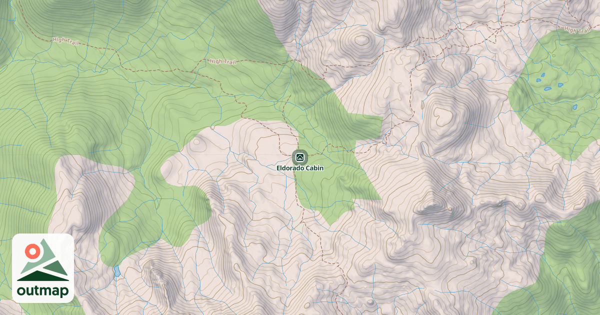 Map of Eldorado Cabin