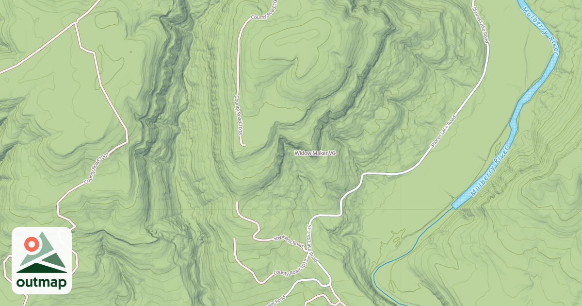 Map of Widow Maker