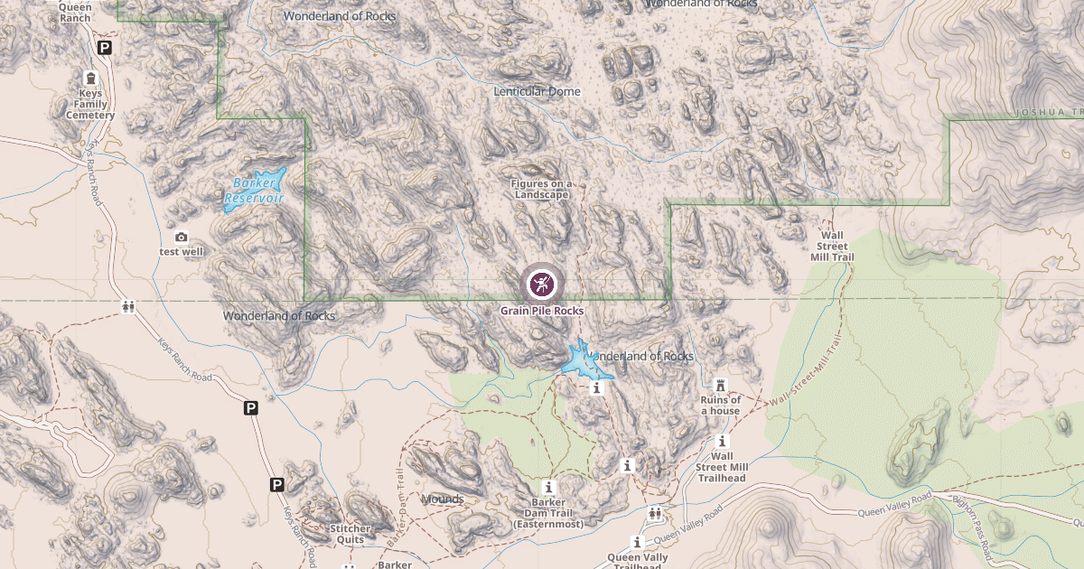 Map preview of Grain Pile Rocks