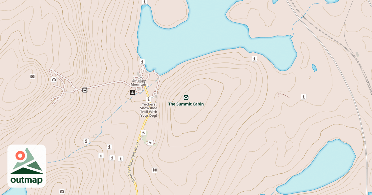 Map of The Summit Cabin