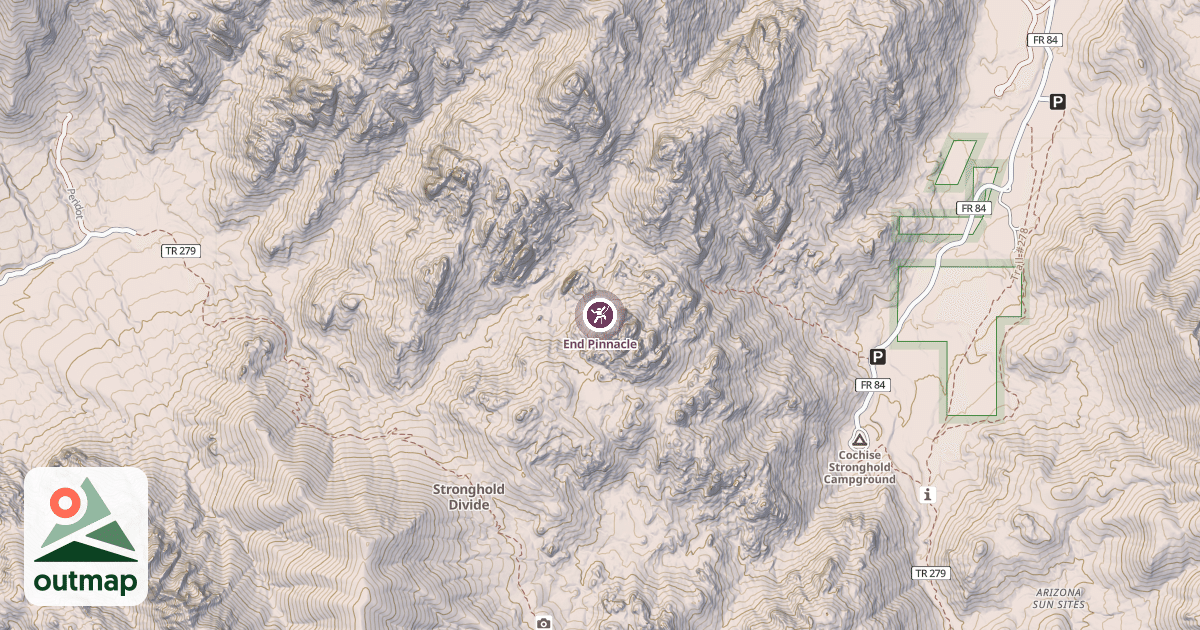 Map of End Pinnacle