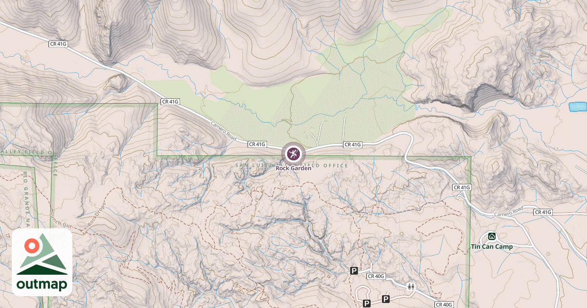 Map of Rock Garden