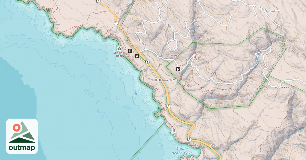 Map of Bluff Traverse