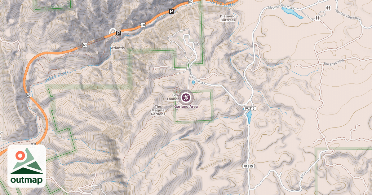 Map of Garland Area