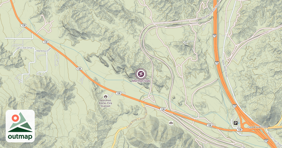 Map of Mormon Slab