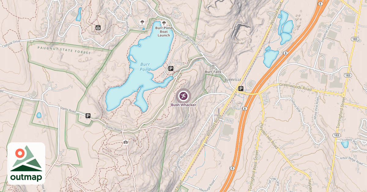 Map of Bush Whacker