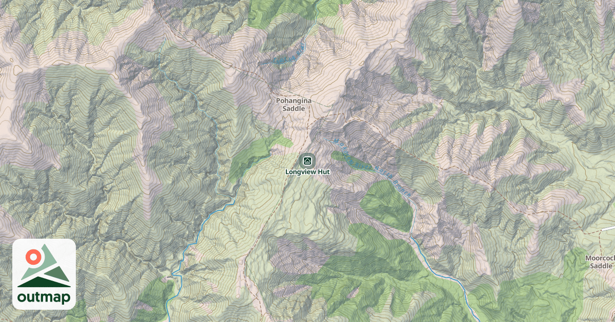 Map of Longview Hut