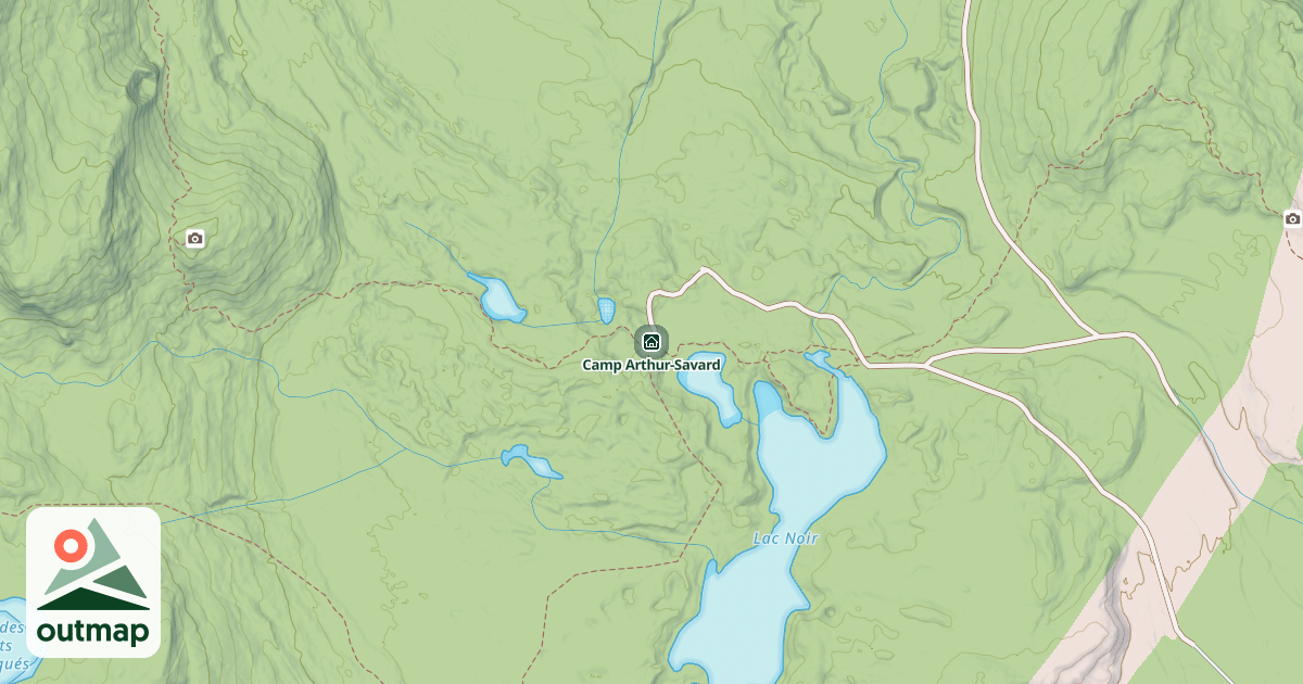 Map of Camp Arthur-Savard