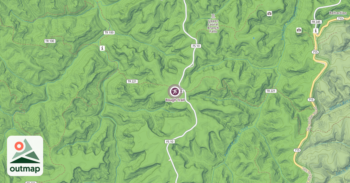 Map of Rough Trail
