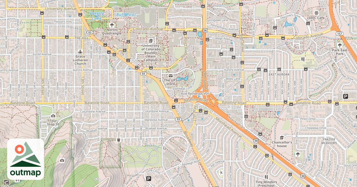 Map of Acid Raindrops