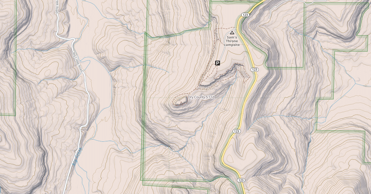 Map preview of Dry County