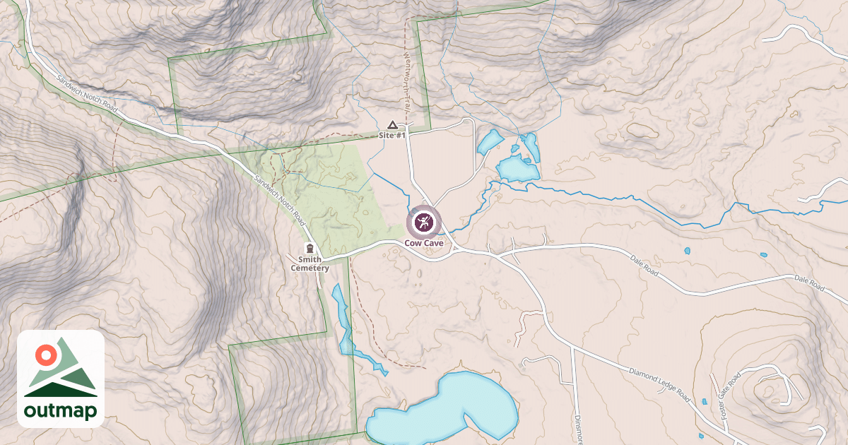 Map of Cow Cave