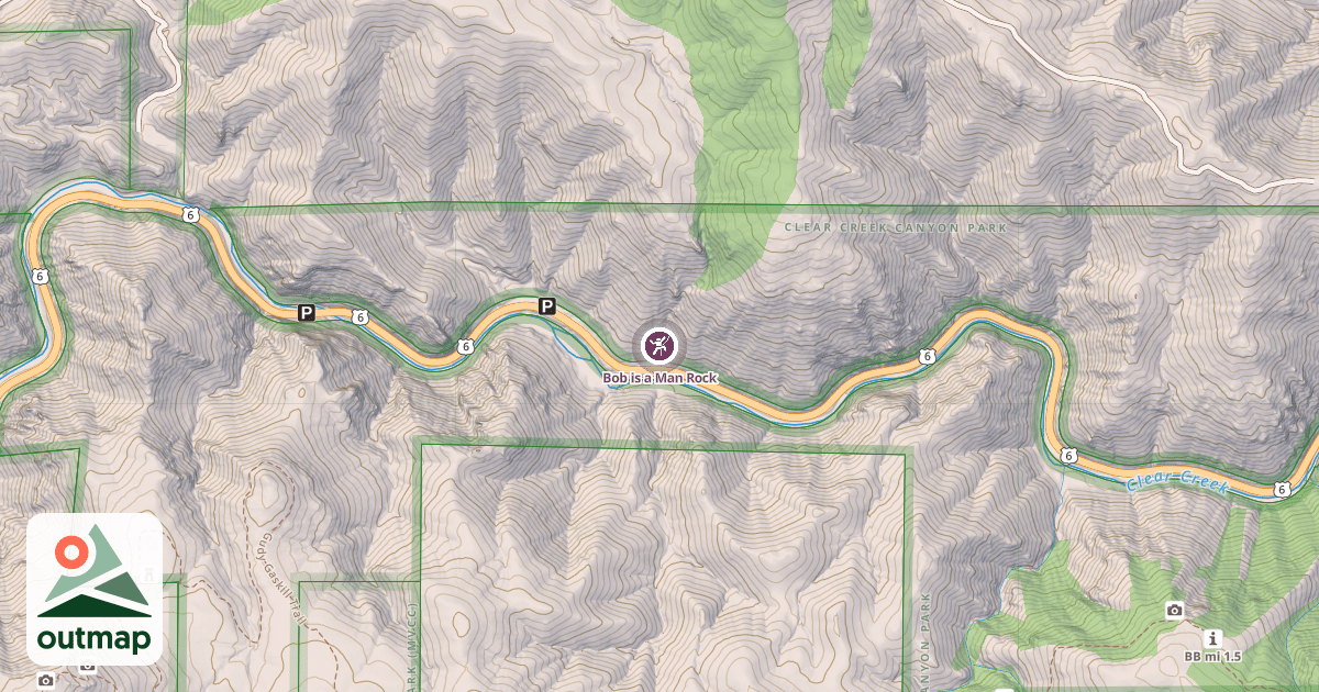 Map of Bob is a Man Rock