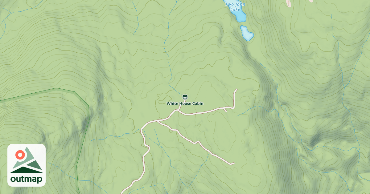 Map of White House Cabin