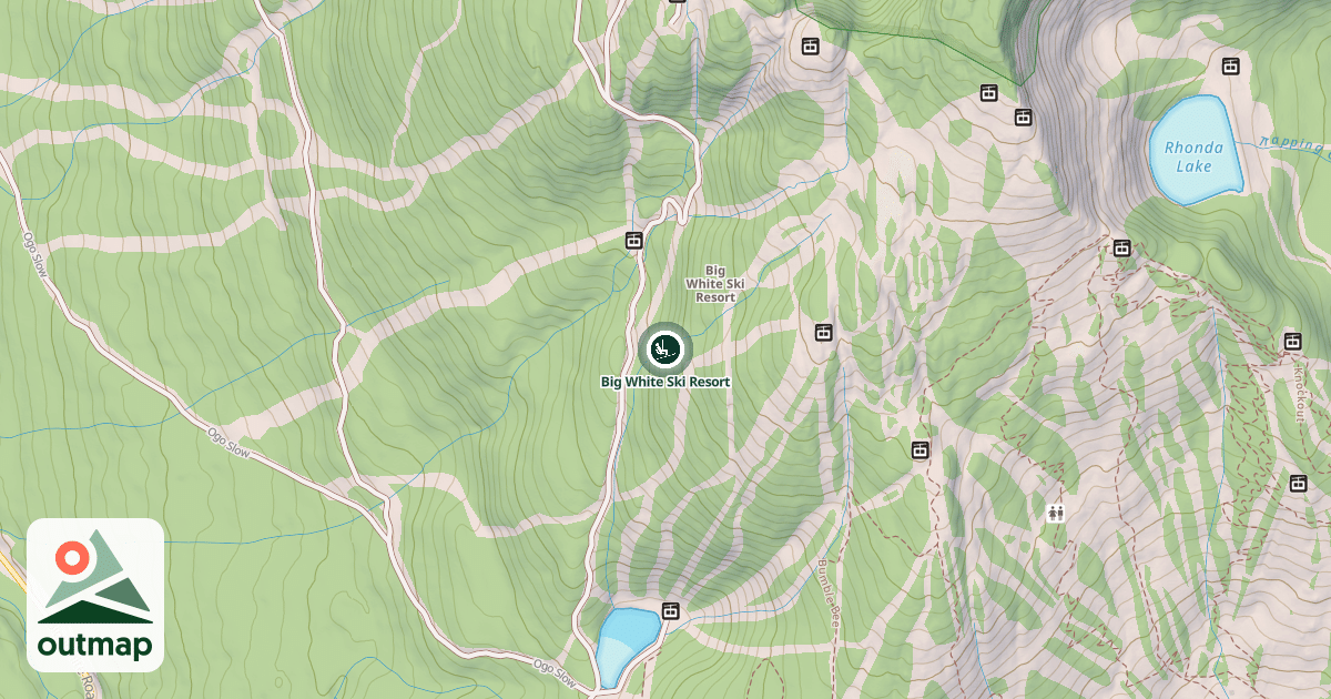 Map of Big White Ski Resort