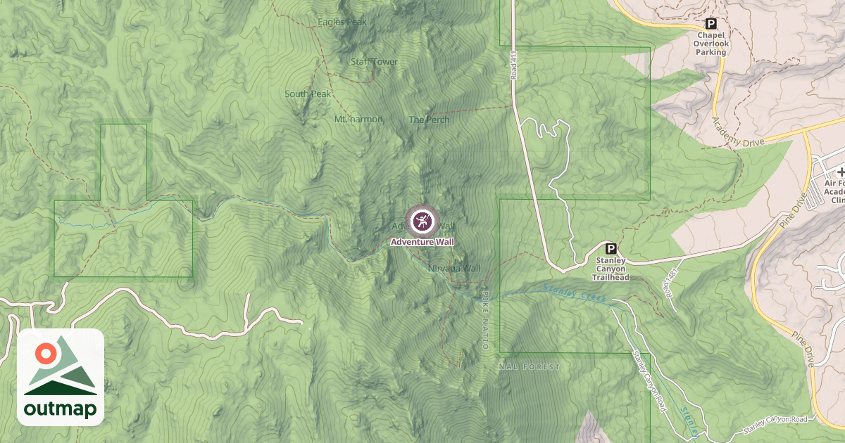 Map of Adventure Wall